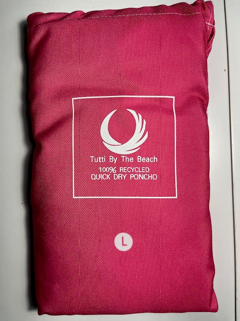 Microfiber Poncho for Adults (100% Recycled Material)