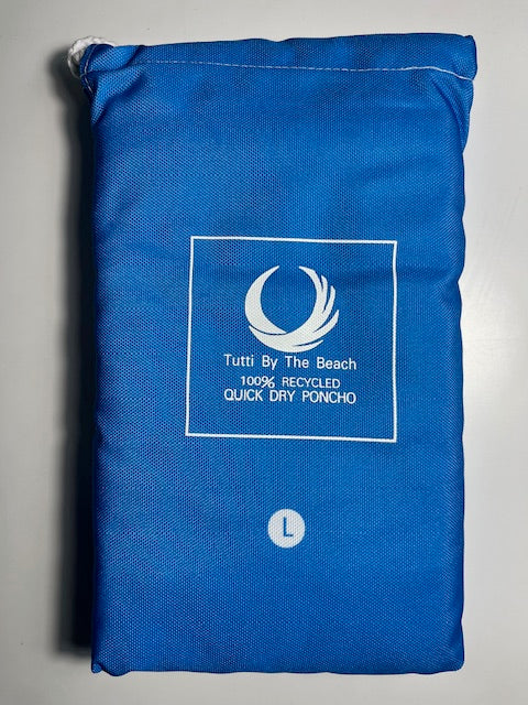 Microfiber Poncho for Adults (100% Recycled Material)
