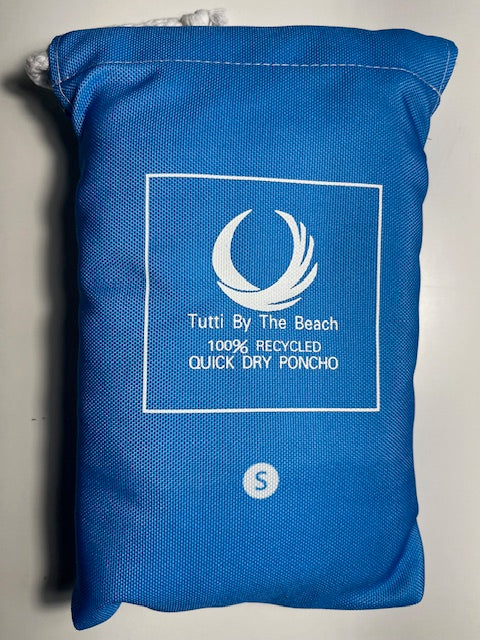Microfiber Poncho for Adults (100% Recycled Material)