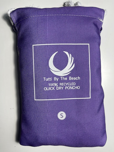 Microfiber Poncho for Adults (100% Recycled Material)