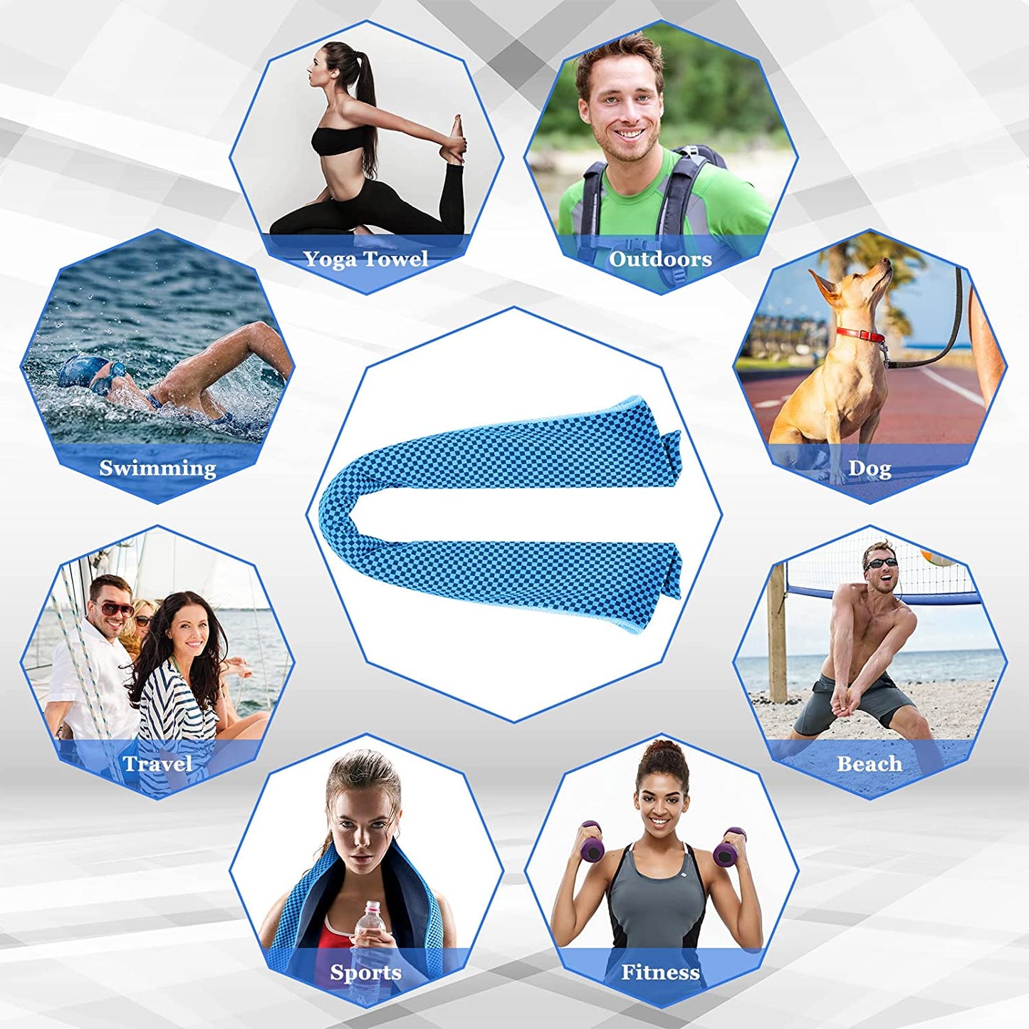 Cooling Towels (UPF 50 Skin Protection)
