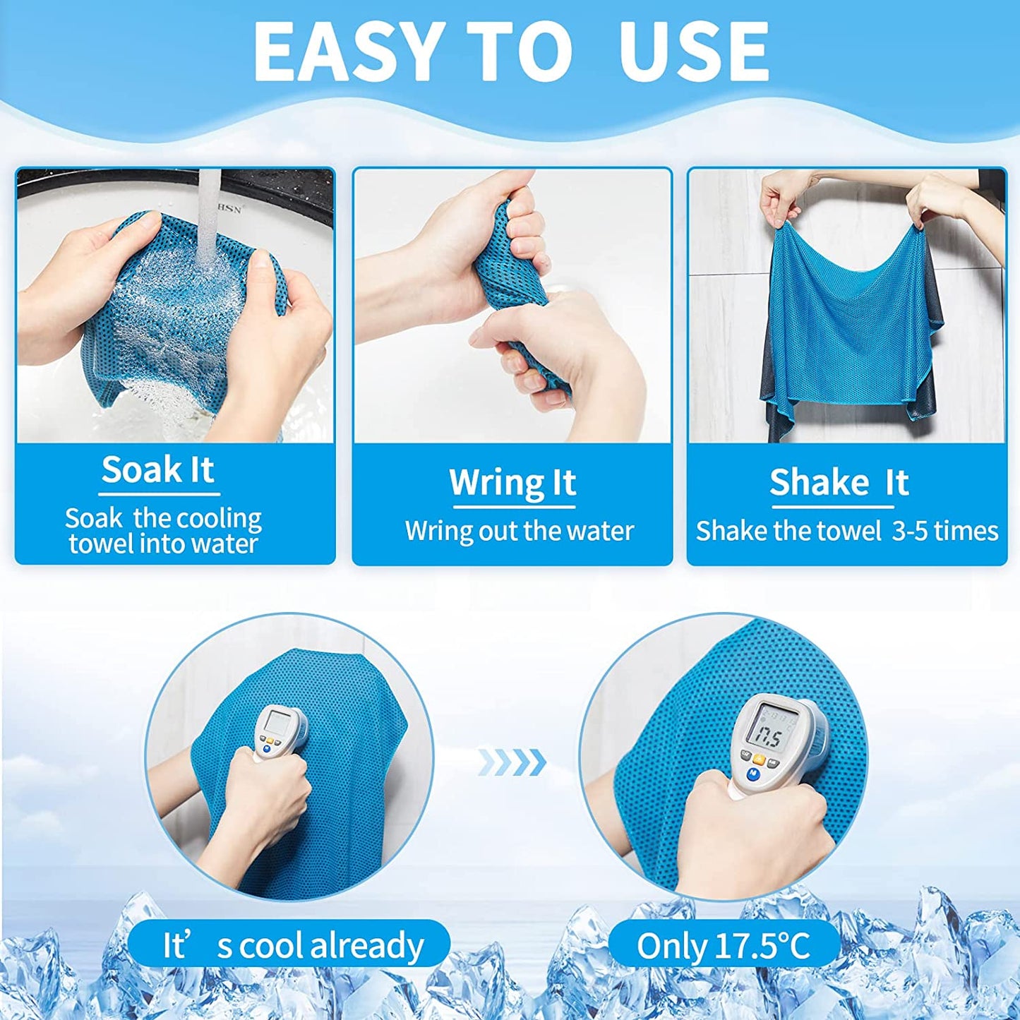 Cooling Towels (UPF 50 Skin Protection)