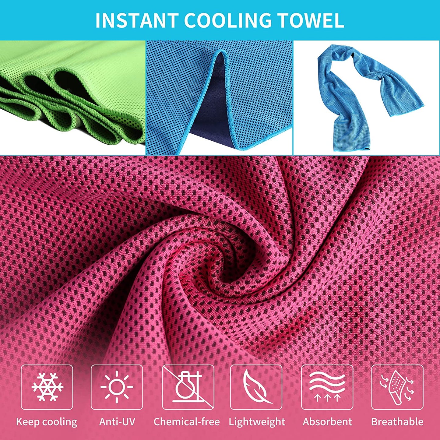 Cooling Towels (UPF 50 Skin Protection)