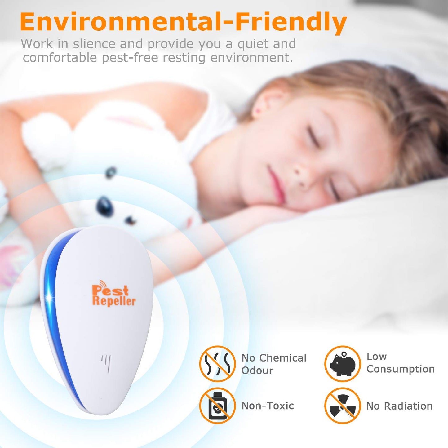 Ultrasonic Pest Repeller (2 Pack)
