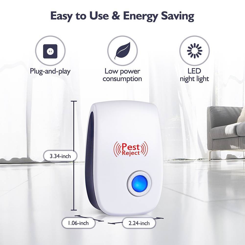 Ultrasonic Pest Repeller (4 Pack)