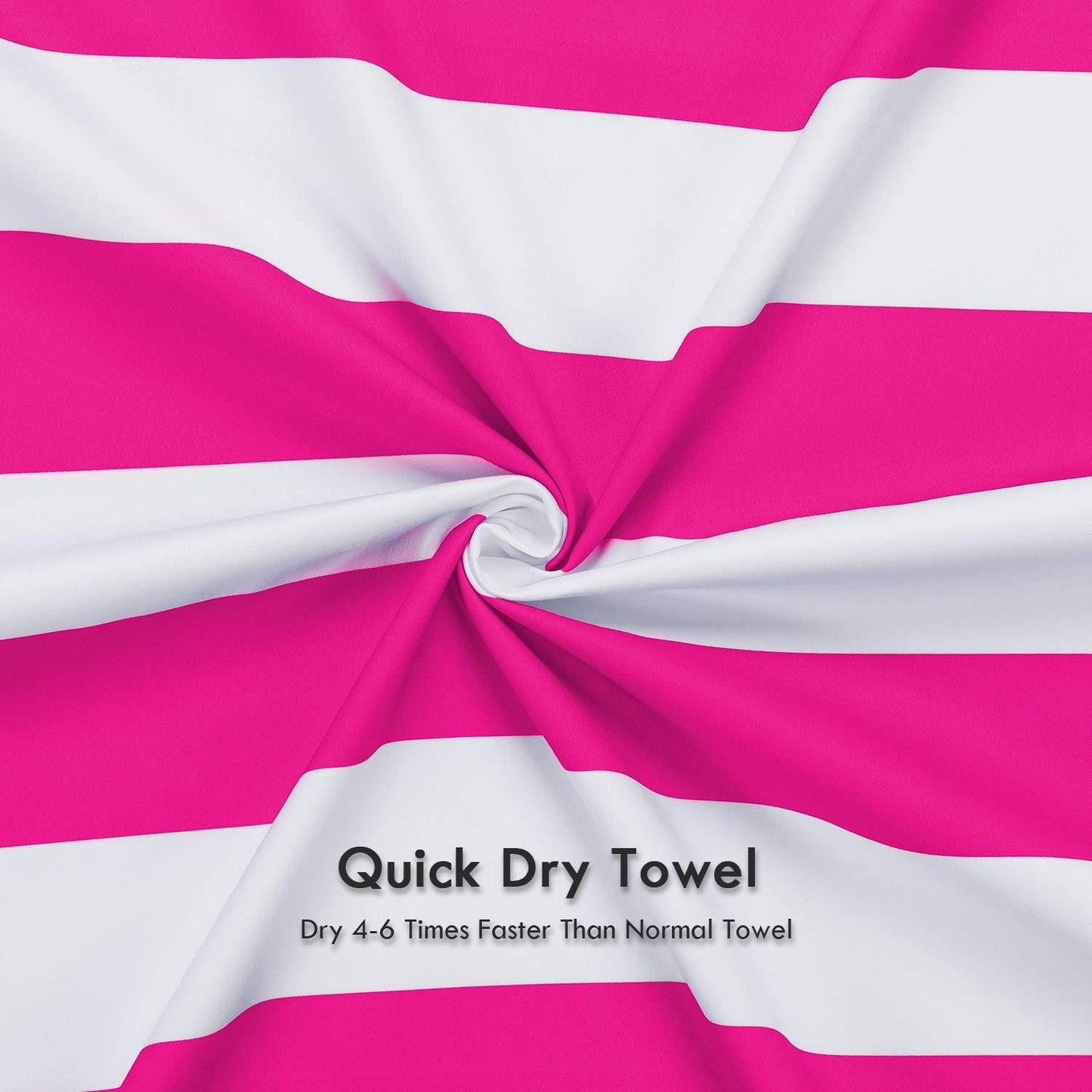 (XL) Microfiber Beach Towel (70inX36in) 100% Recycled Material.