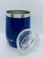 Load image into Gallery viewer, Tutti. 12oz Stainless Steel Glass Tumbler, New Redesign Spill Free Lid, Stainless Steel Straw